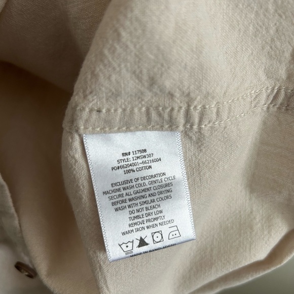 Junk Food Clothing Men's Light Tan Casual Button Down Shirt - Picture 4 of 7